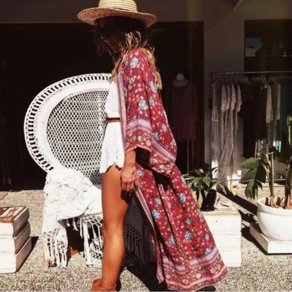 Spell Jackets & Blazers - Spell Vintage Folktown Kimono - OS